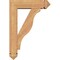 Ekena Millwork Funston Arts and Crafts Smooth Bracket w/ Offset Brace, Western Red Cedar, 5 1/2"W x 18"D x 26"H BKT0604X18X26FST03SWR - alternate 4
